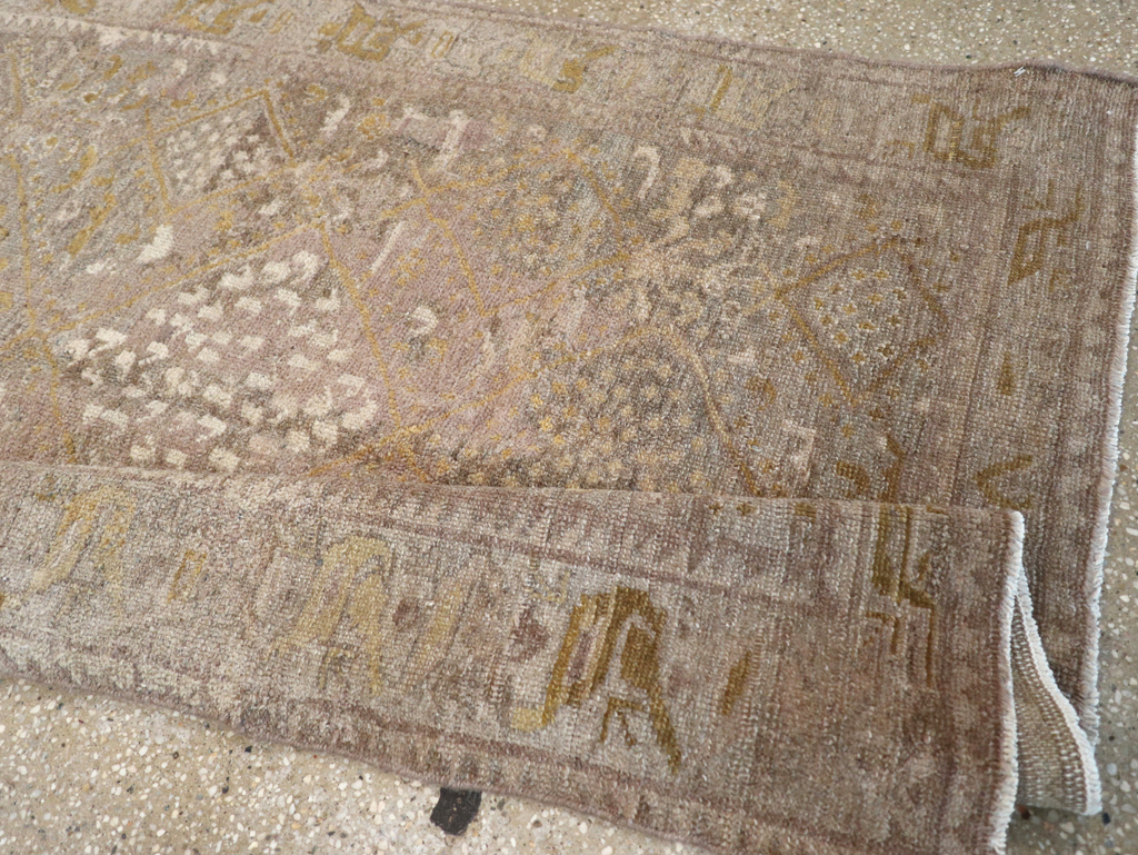 Antique Persian Kurdish Rug, No.23604 - Staging