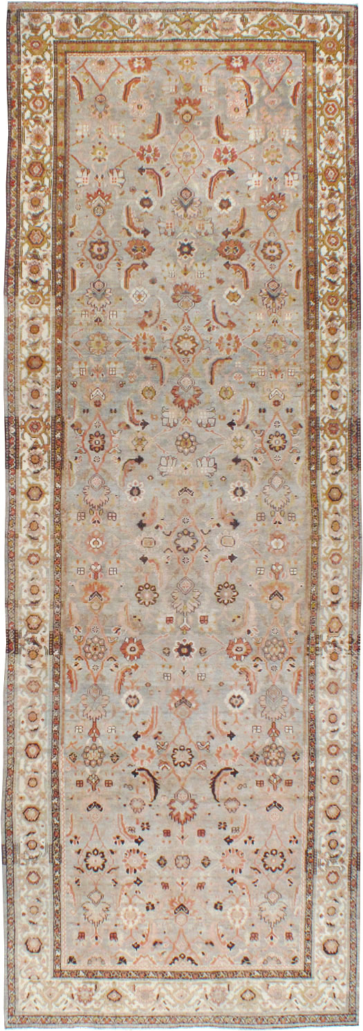 Vintage Persian Malayer Wide Gallery Runner, No.23606 - Staging