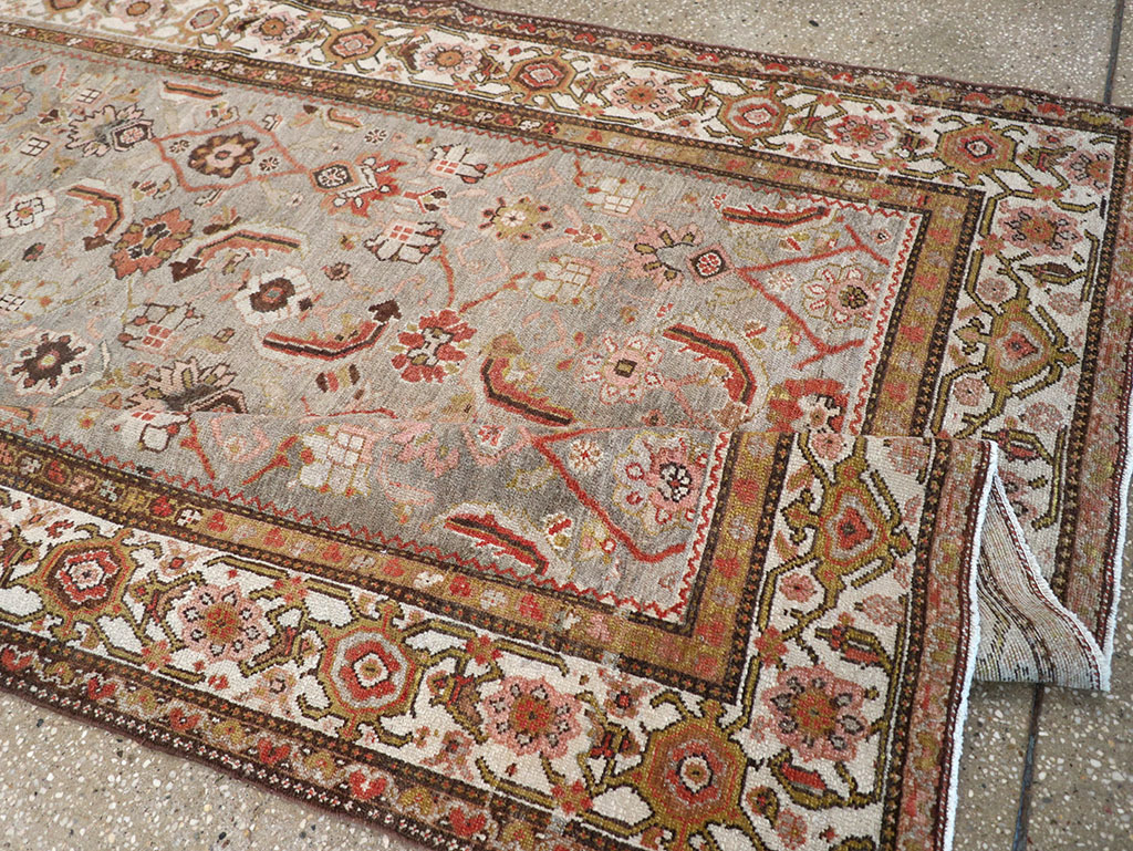Vintage Persian Malayer Wide Gallery Runner, No.23606 - Staging
