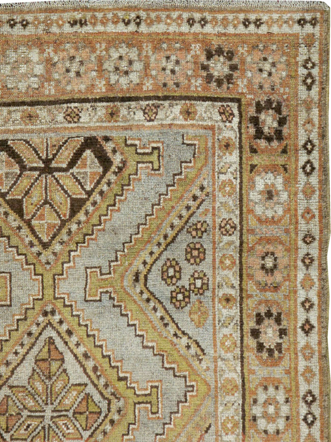 Antique Persian Kurdish Rug, No.23609 - Staging