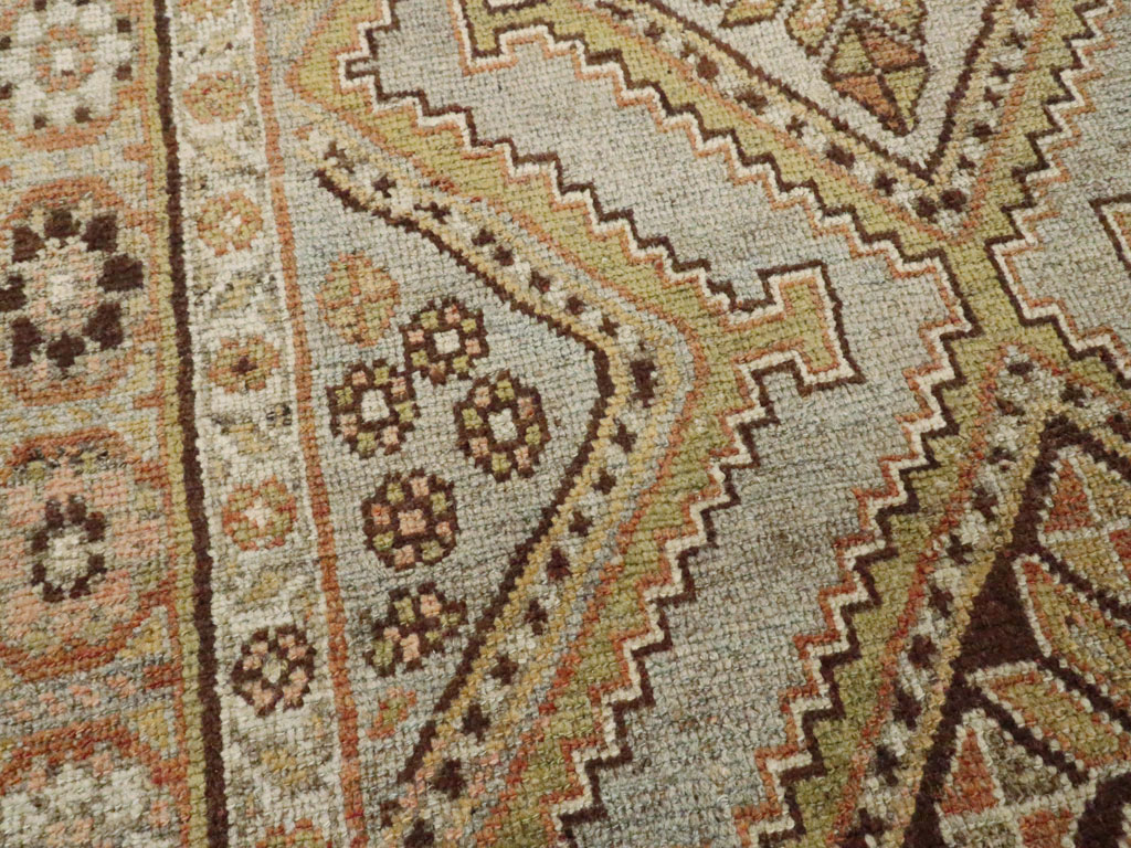 Antique Persian Kurdish Rug, No.23609 - Staging