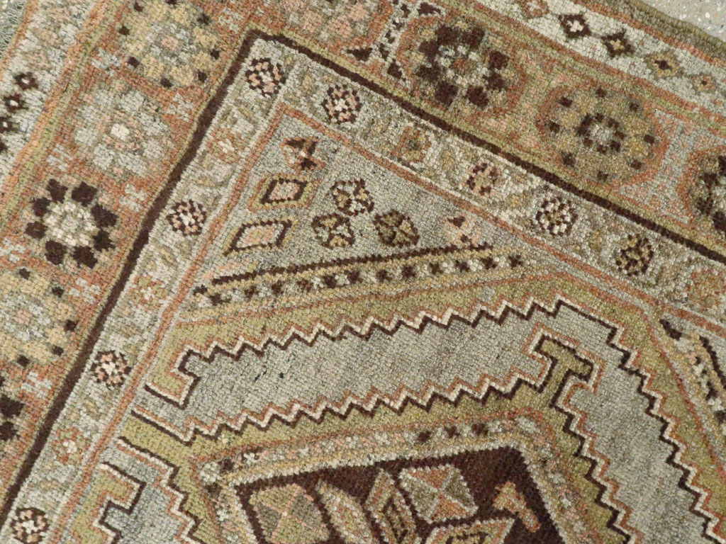 Antique Persian Kurdish Rug, No.23609 - Staging