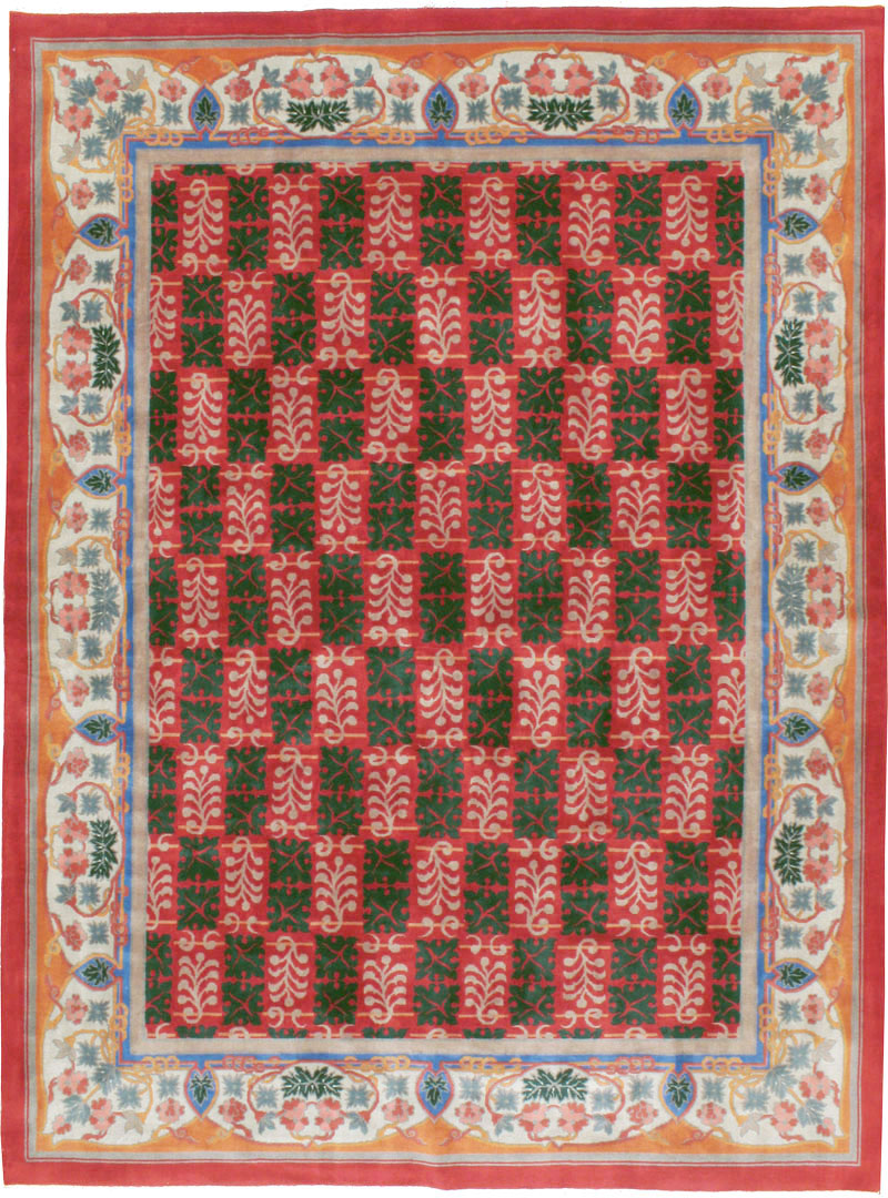 Vintage Chinese Art Deco Carpet, No.23612 - Staging