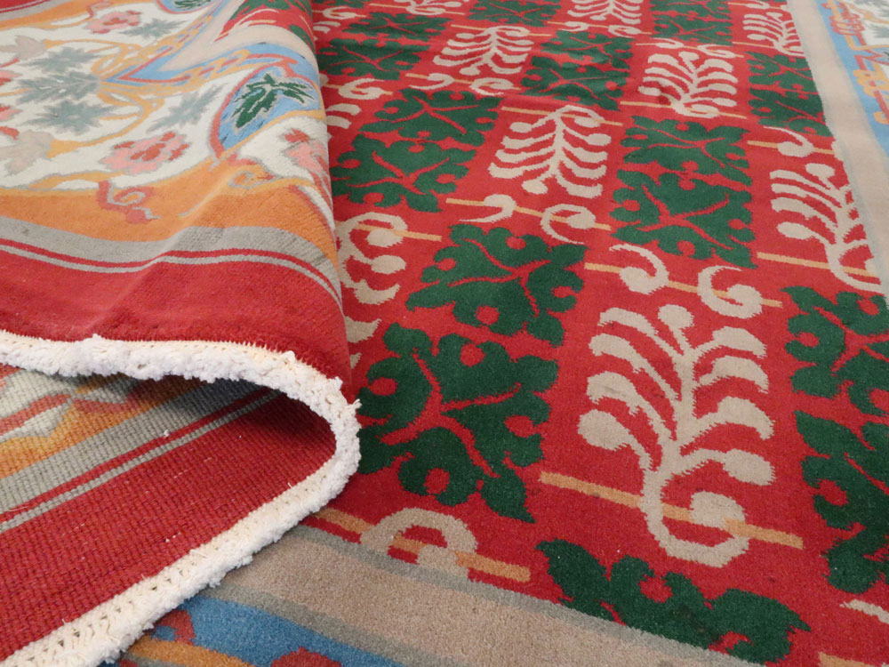 Vintage Chinese Art Deco Carpet, No.23612 - Staging