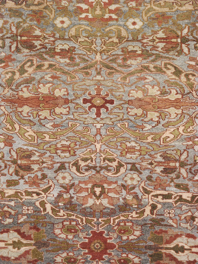 Antique Persian Bakhtiari Gallery Carpet, No.23613 - Staging