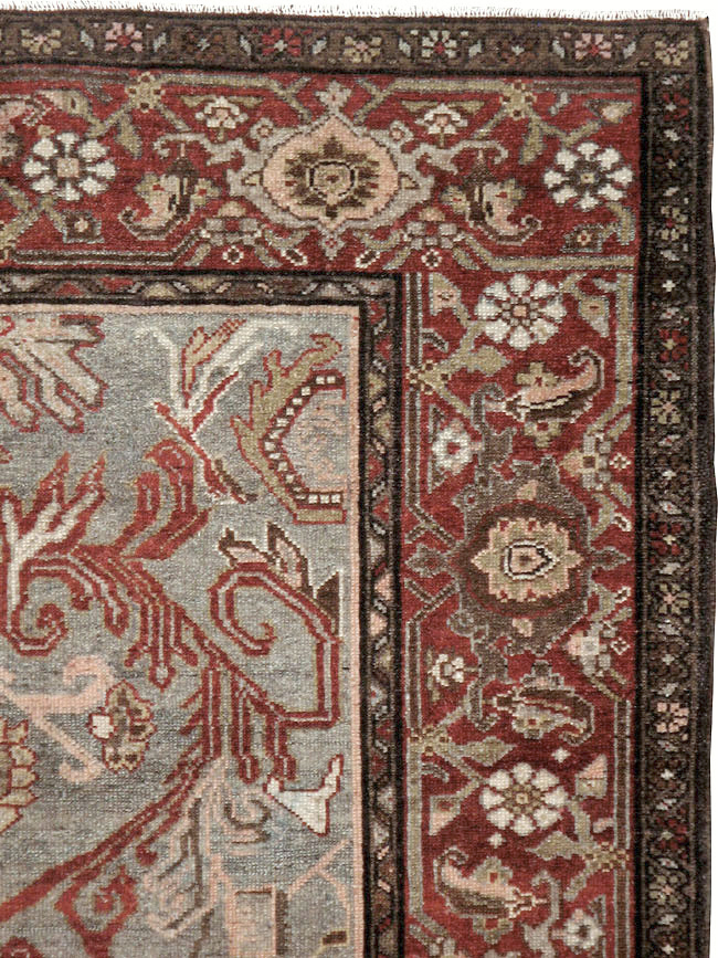 Vintage Persian Malayer Rug, No.23614 - Staging