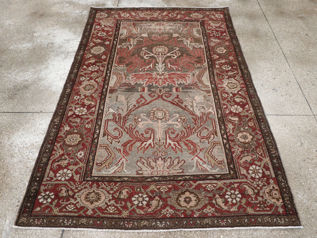 Vintage Persian Malayer Rug, No.23614 - Staging