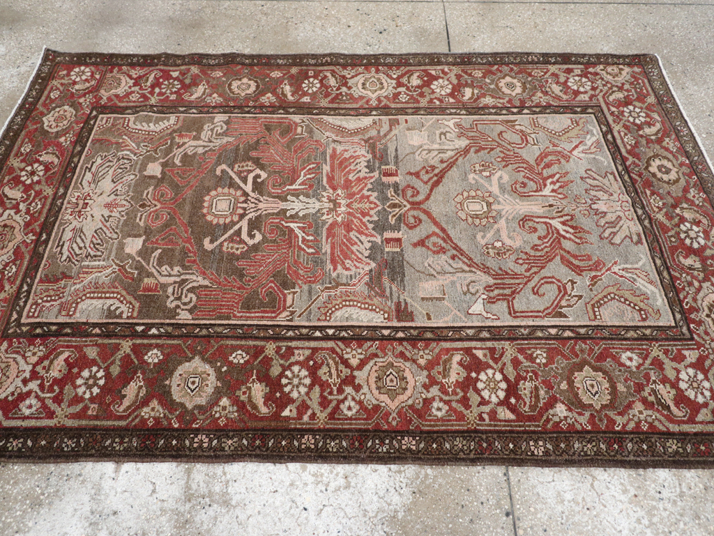Vintage Persian Malayer Rug, No.23614 - Staging