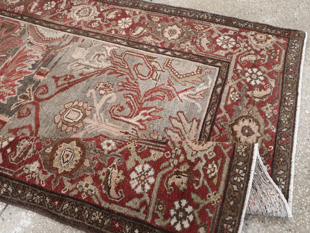 Vintage Persian Malayer Rug, No.23614 - Staging