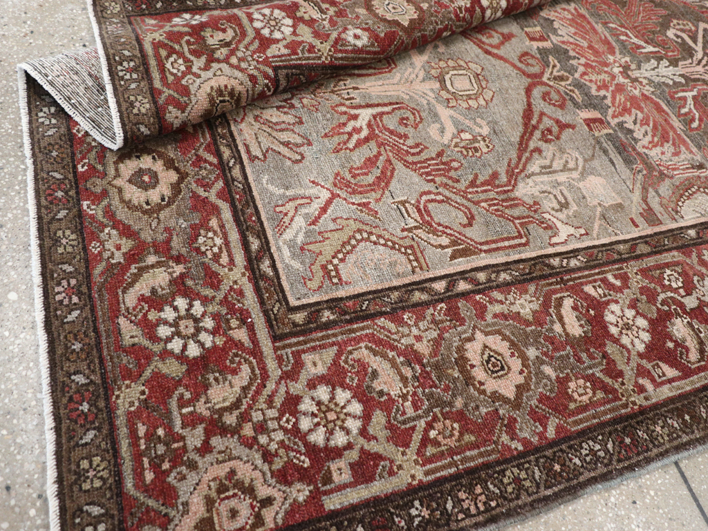 Vintage Persian Malayer Rug, No.23614 - Staging