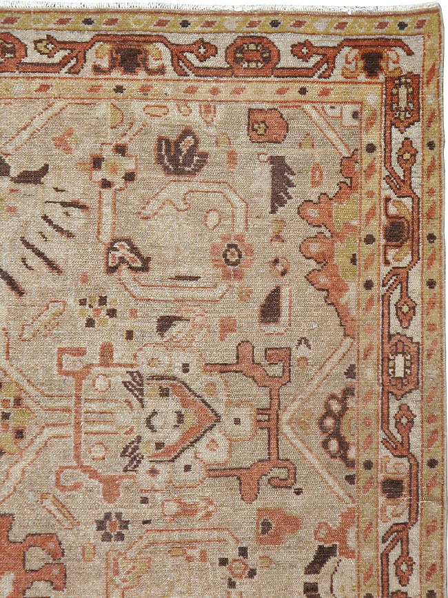 Vintage Persian Malayer Rug, No.23615 - Staging