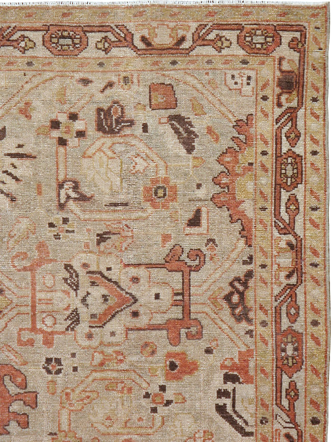 Vintage Persian Malayer Rug, No.23615 - Staging