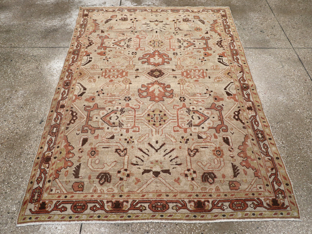 Vintage Persian Malayer Rug, No.23615 - Staging
