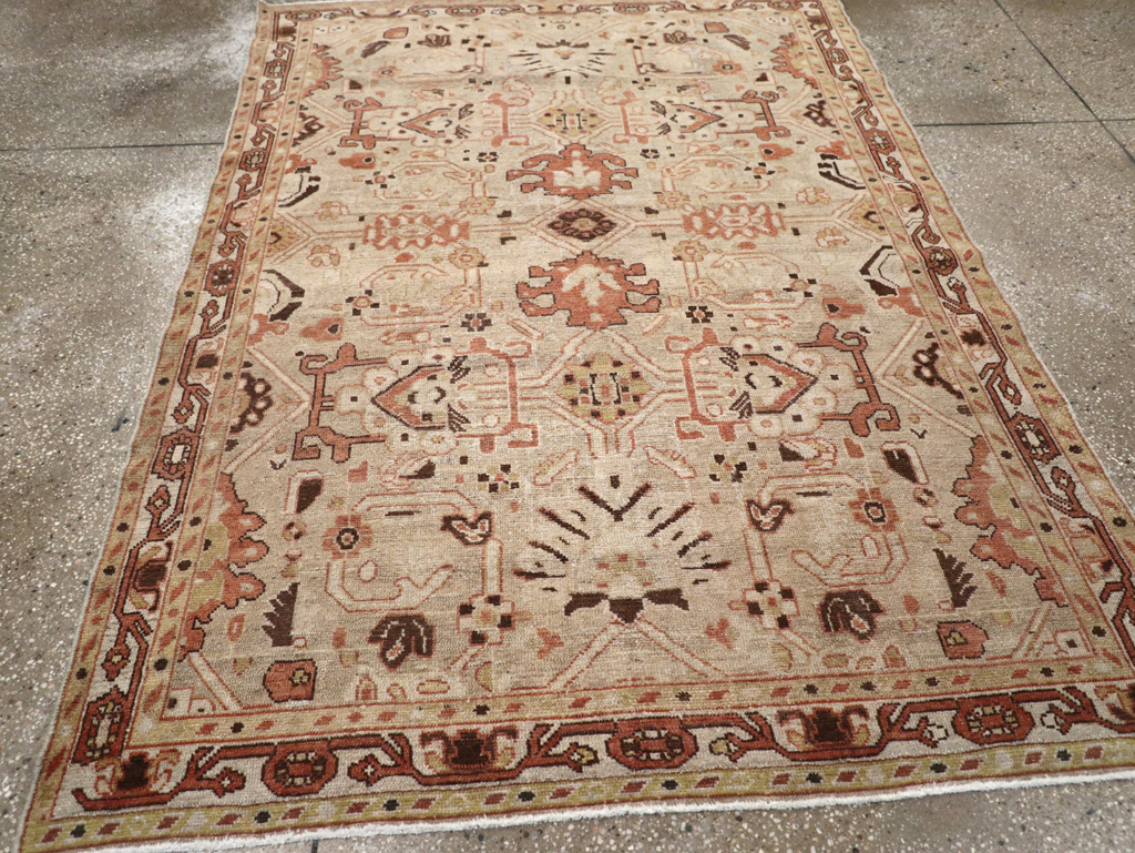 Vintage Persian Malayer Rug, No.23615 - Staging