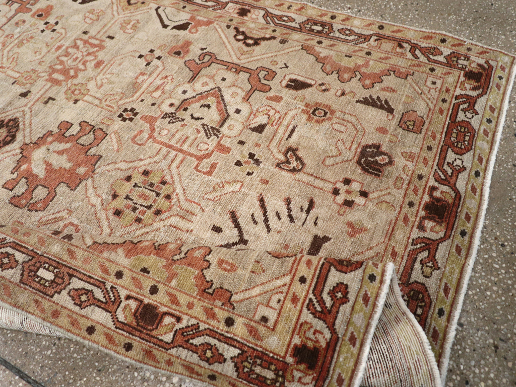 Vintage Persian Malayer Rug, No.23615 - Staging