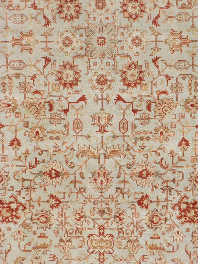 Antique Persian Tabriz Carpet, No.23617 - Staging