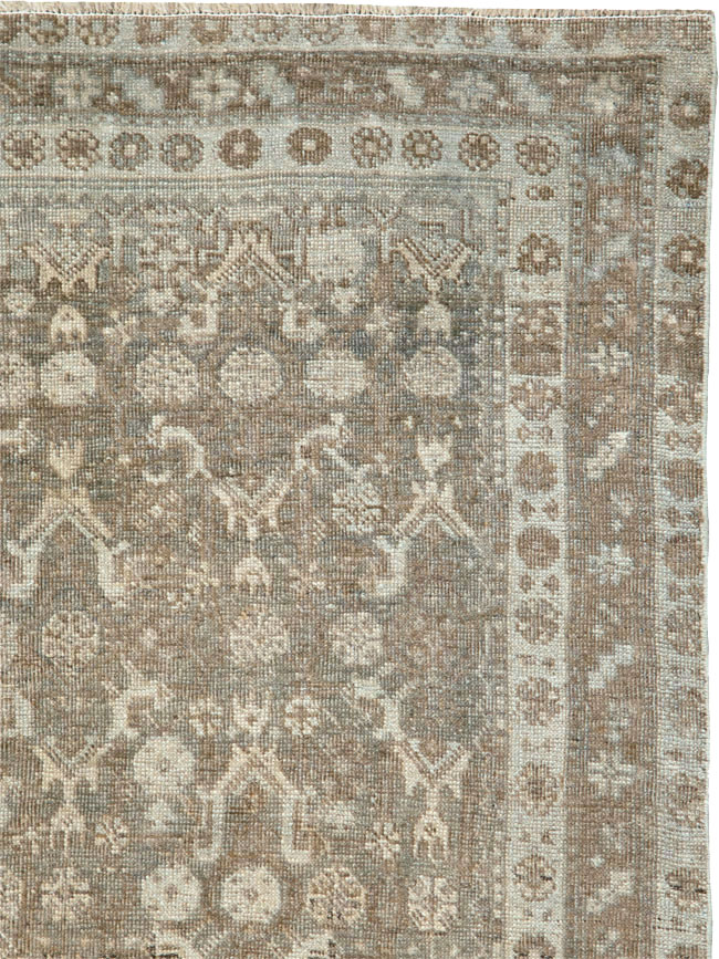 Antique Persian Bidjar Rug, No.23622 - Staging