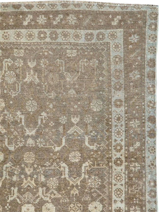 Antique Persian Bidjar Rug, No.23622 - Staging