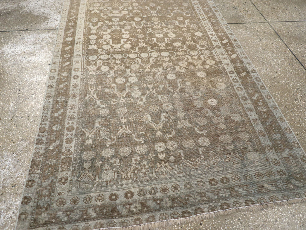 Antique Persian Bidjar Rug, No.23622 - Staging