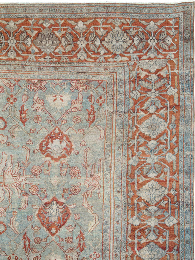 Antique Persian Bibikabad Carpet, No.23623 - Staging