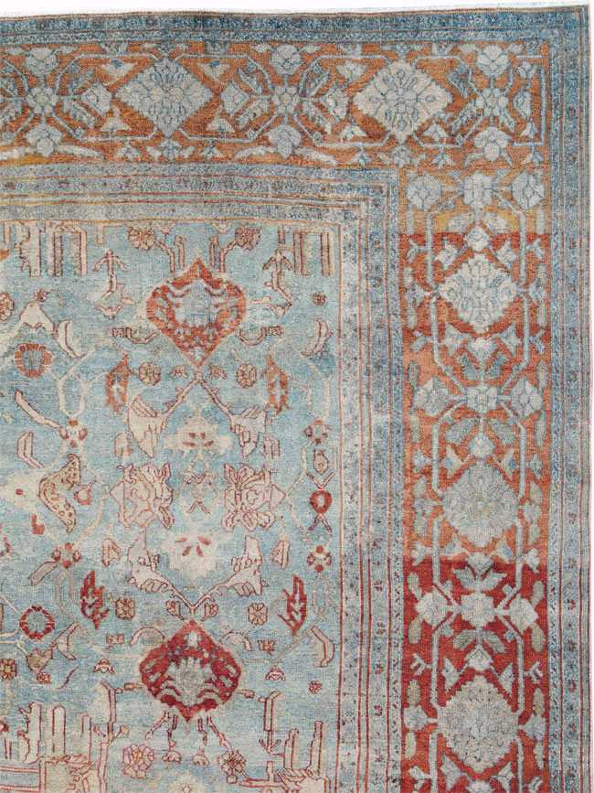 Antique Persian Bibikabad Carpet, No.23623 - Staging