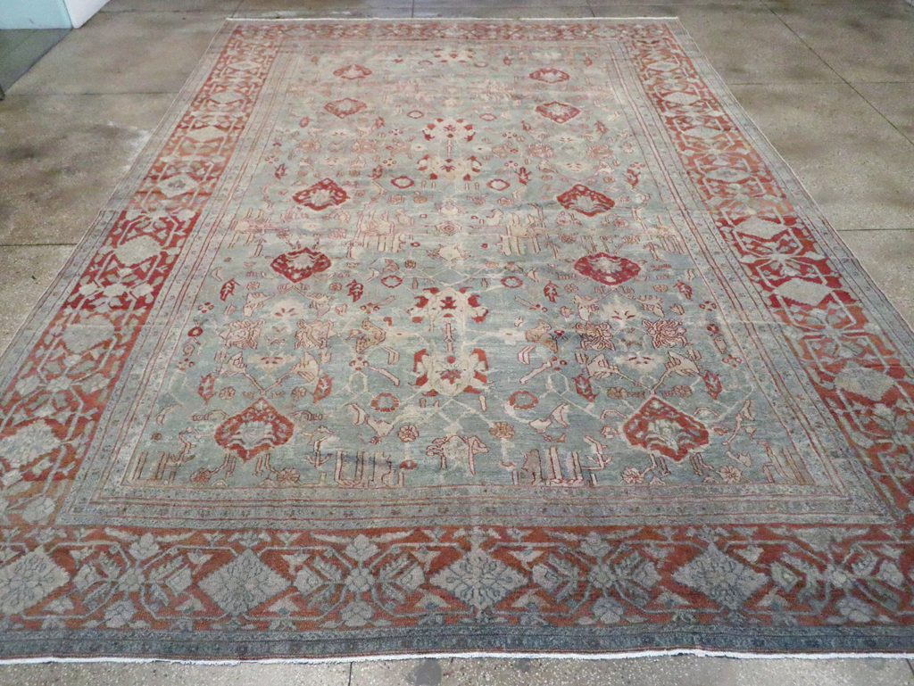 Antique Persian Bibikabad Carpet, No.23623 - Staging