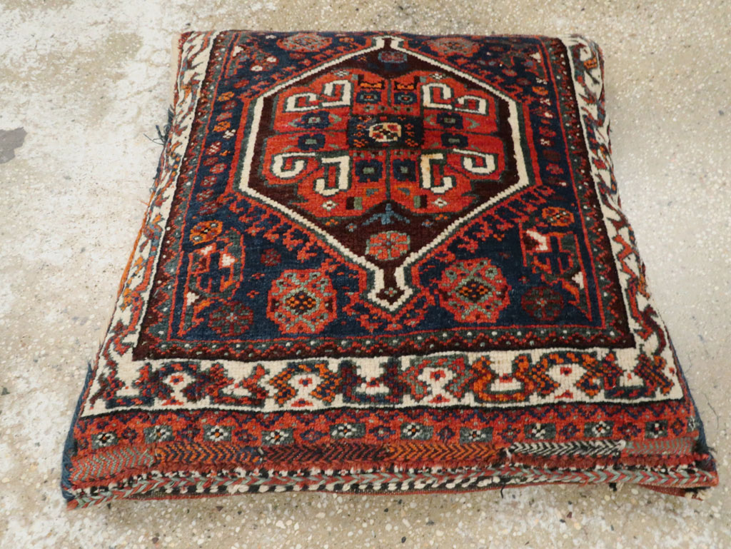 Vintage Persian Northwest Bag Face Pillow, No.23639 - Staging