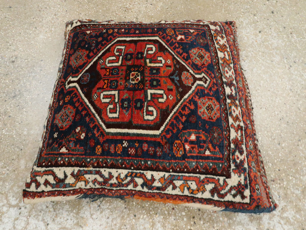 Vintage Persian Northwest Bag Face Pillow, No.23639 - Staging