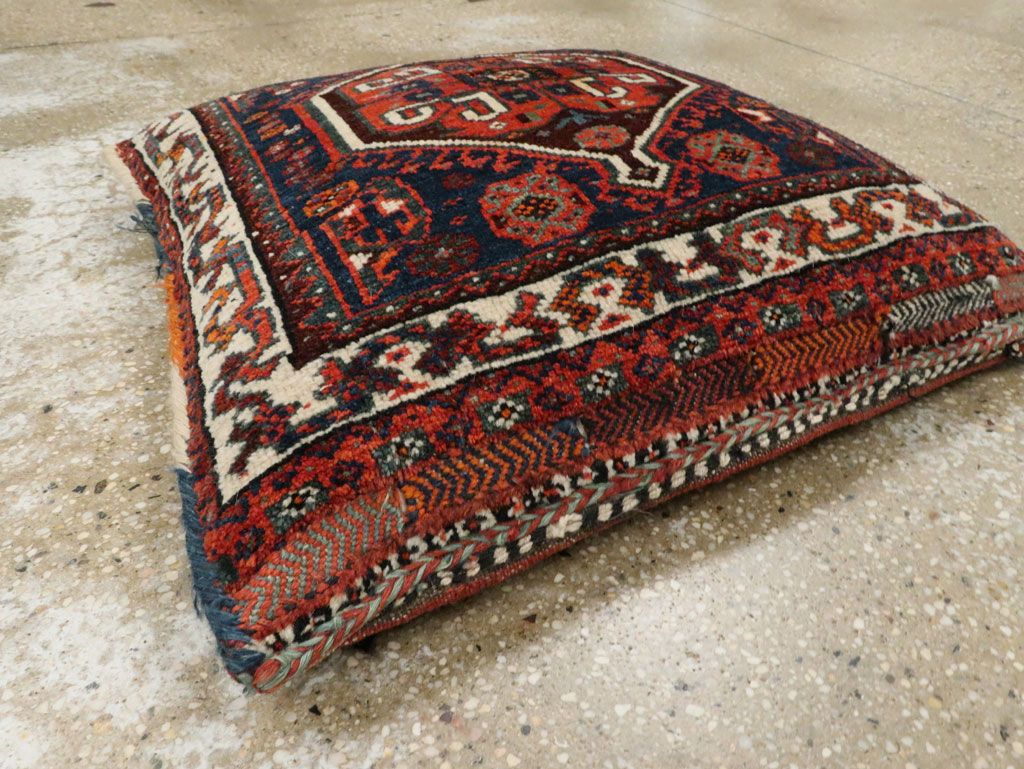 Vintage Persian Northwest Bag Face Pillow, No.23639 - Staging