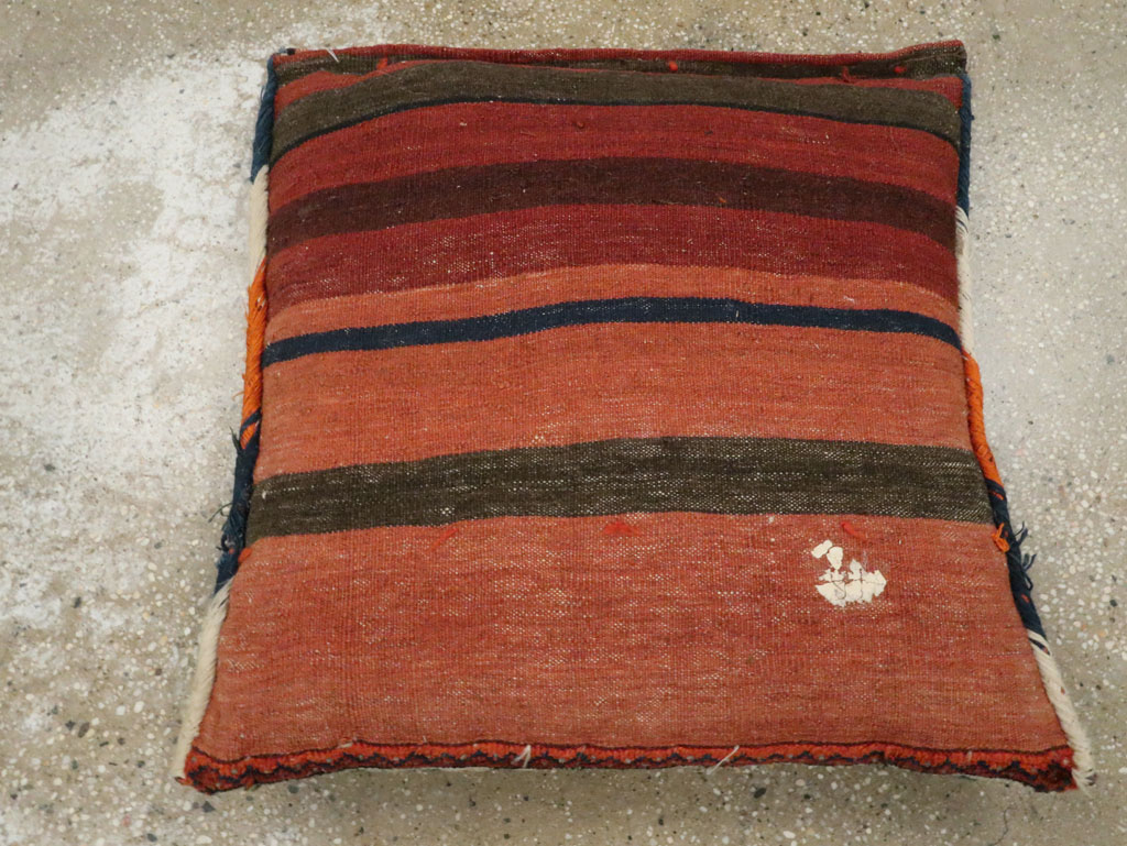 Vintage Persian Northwest Bag Face Pillow, No.23639 - Staging