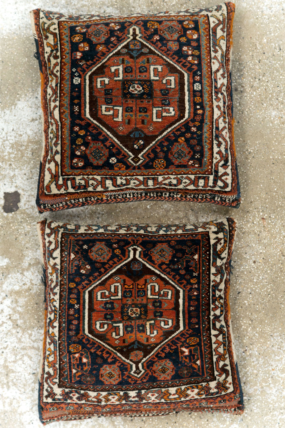 Vintage Persian Northwest Bag Face Pillow, No.23639 - Staging