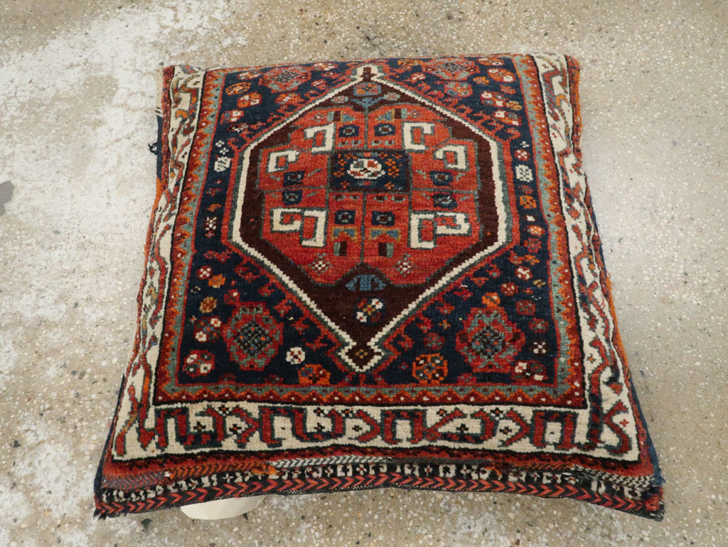 Antique Persian Northwest Bag Face Pillow, No.23640 - Staging