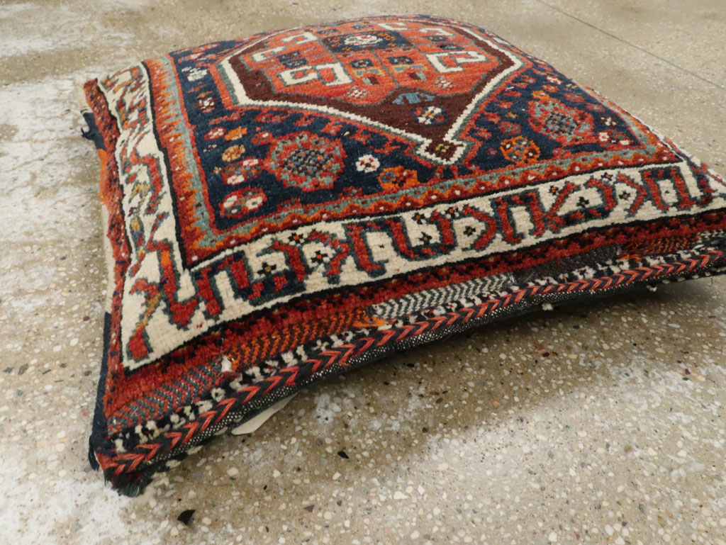 Antique Persian Northwest Bag Face Pillow, No.23640 - Staging