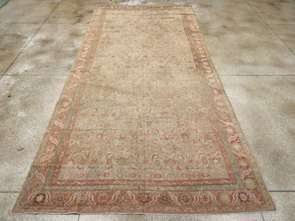 Antique Persian Malayer Long Gallery Carpet, No.23642 - Staging