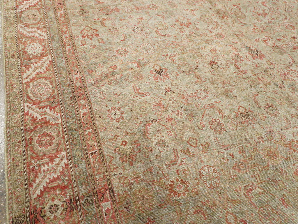 Antique Persian Malayer Long Gallery Carpet, No.23642 - Staging