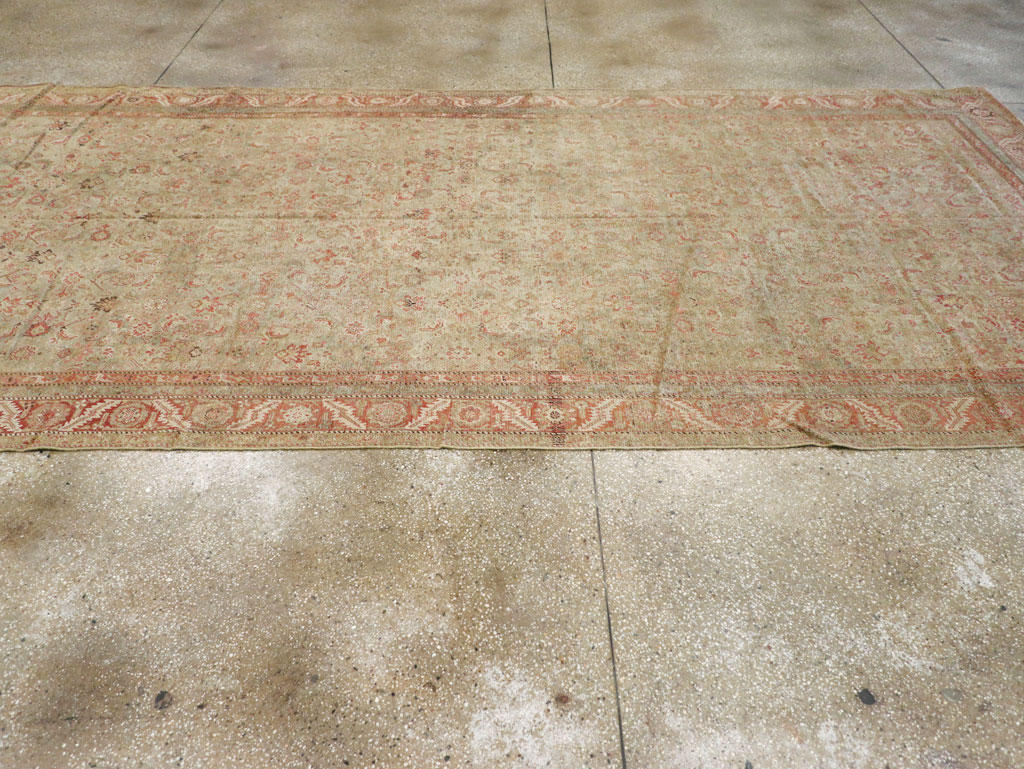 Antique Persian Malayer Long Gallery Carpet, No.23642 - Staging