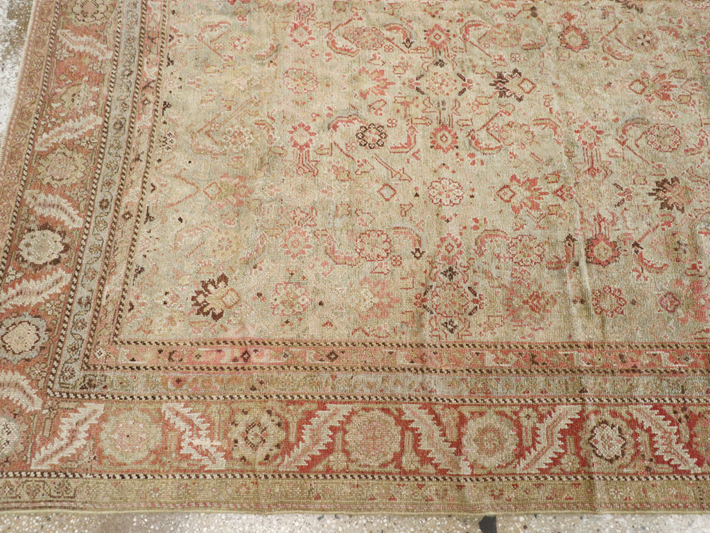 Antique Persian Malayer Long Gallery Carpet, No.23642 - Staging