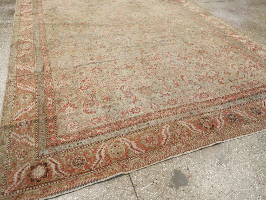 Antique Persian Malayer Long Gallery Carpet, No.23642 - Staging