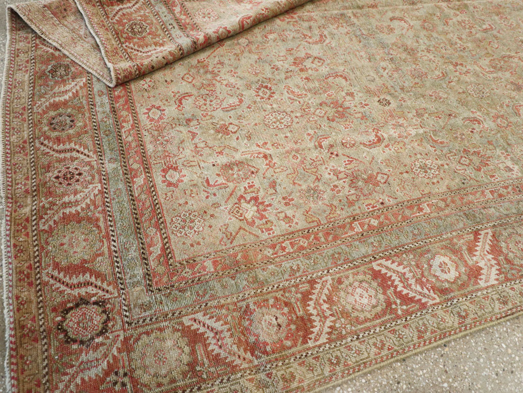 Antique Persian Malayer Long Gallery Carpet, No.23642 - Staging