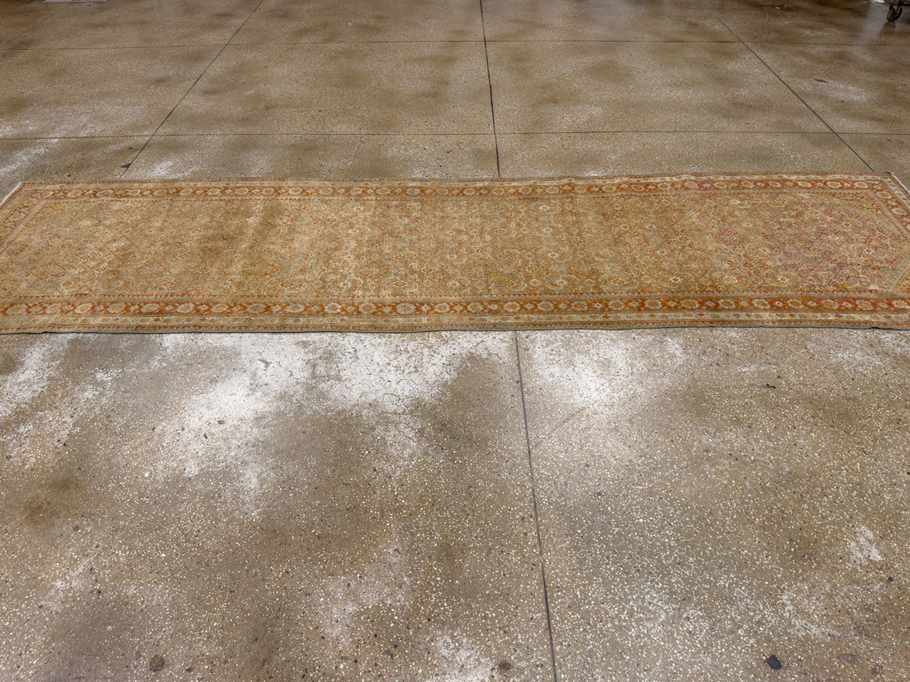 Antique Persian Malayer Runner, No.23646 - Staging