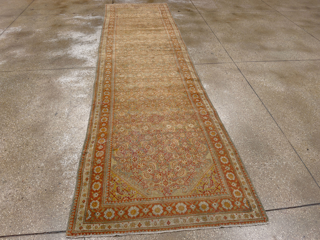 Antique Persian Malayer Runner, No.23646 - Staging