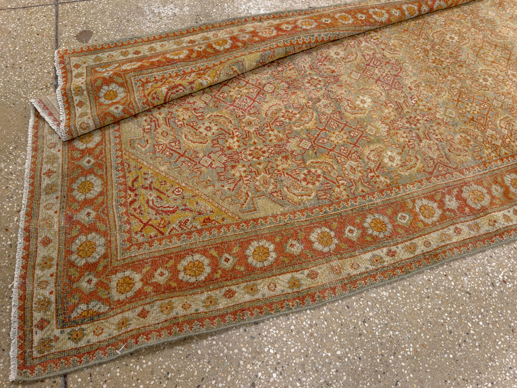 Antique Persian Malayer Runner, No.23646 - Staging