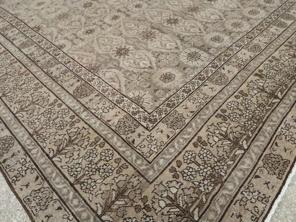Antique Persian Tabriz Carpet, No.23647 - Staging