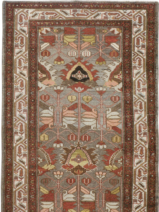 Vintage Persian Malayer Runner, No.23648 - Staging