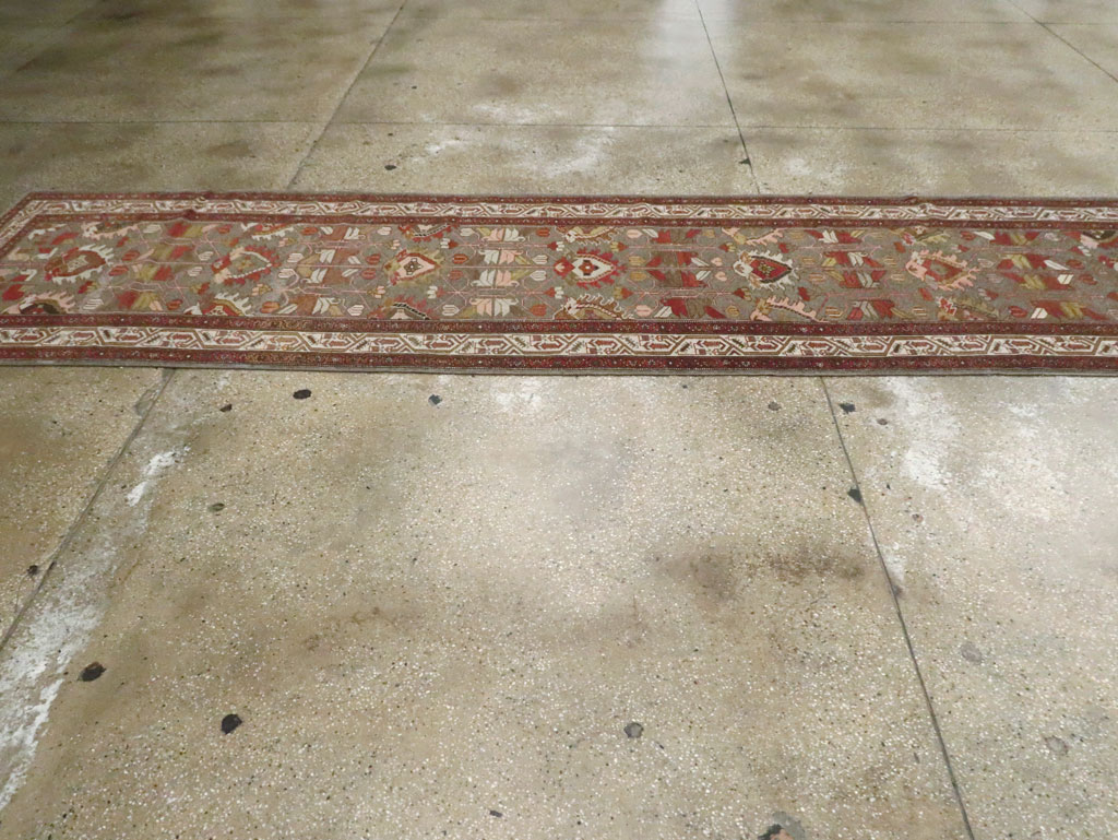Vintage Persian Malayer Runner, No.23648 - Staging