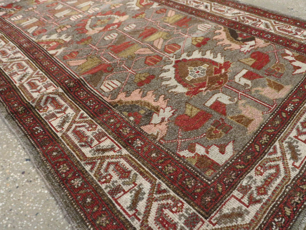 Vintage Persian Malayer Runner, No.23648 - Staging