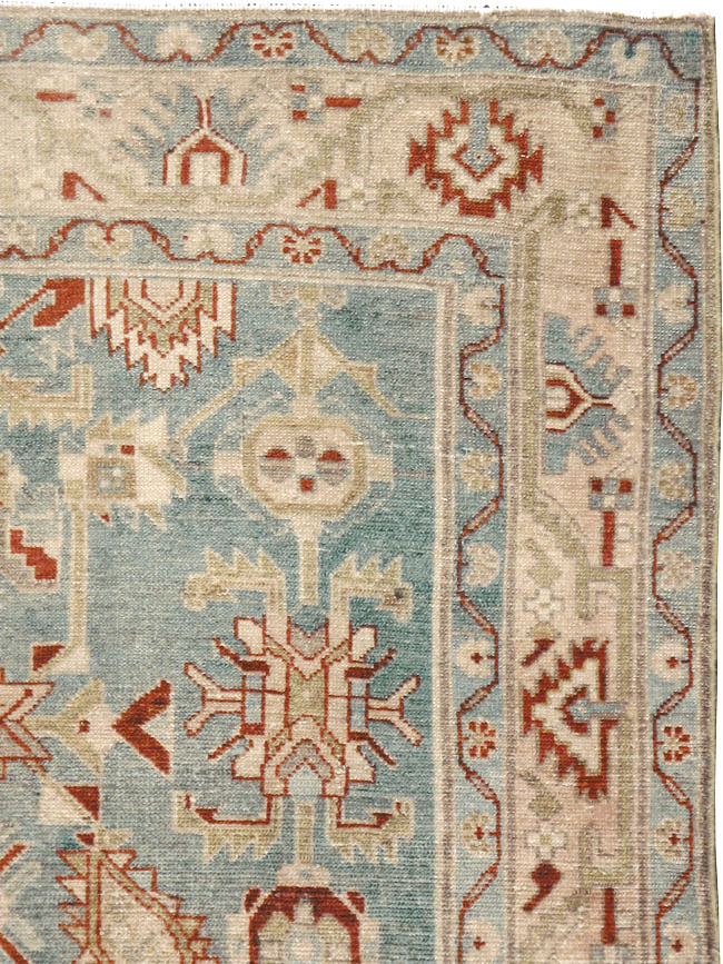 Vintage Persian Malayer Rug, No.23650 - Staging