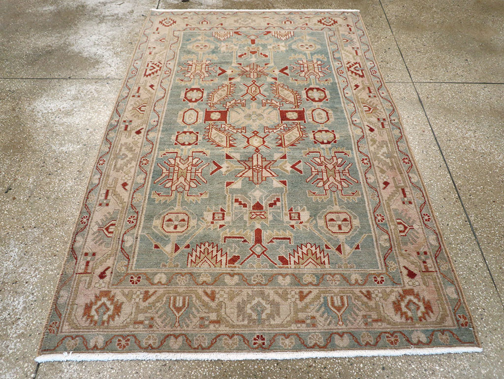 Vintage Persian Malayer Rug, No.23650 - Staging