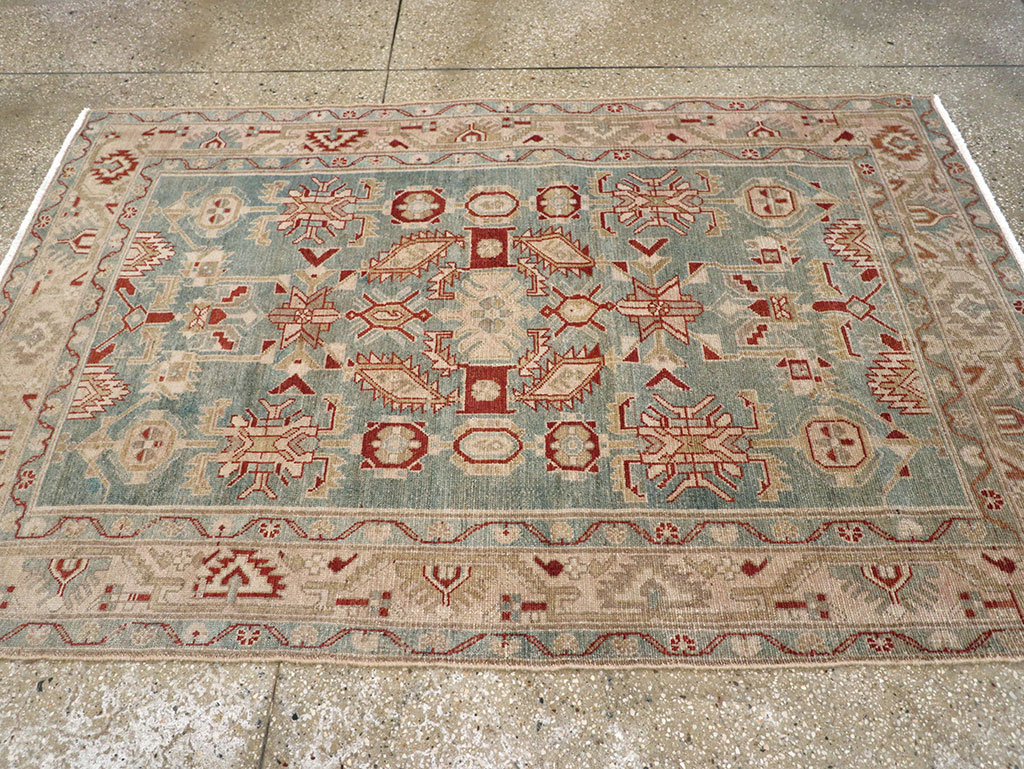 Vintage Persian Malayer Rug, No.23650 - Staging