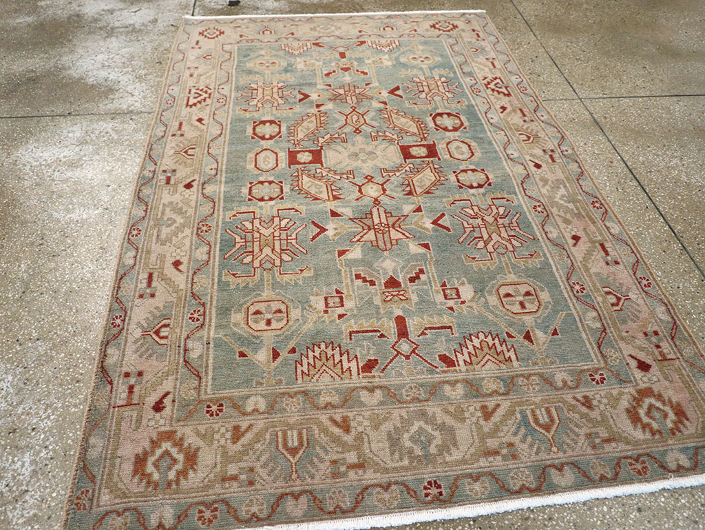 Vintage Persian Malayer Rug, No.23650 - Staging